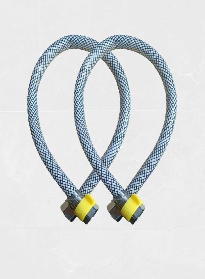 R. N. RN PVC Connection Pipe for Geyser, Wash Basin and Toilet Seat Flush with Spanner, Length 22 inch_RN6317AP22 (Pack of 2) - Image 1